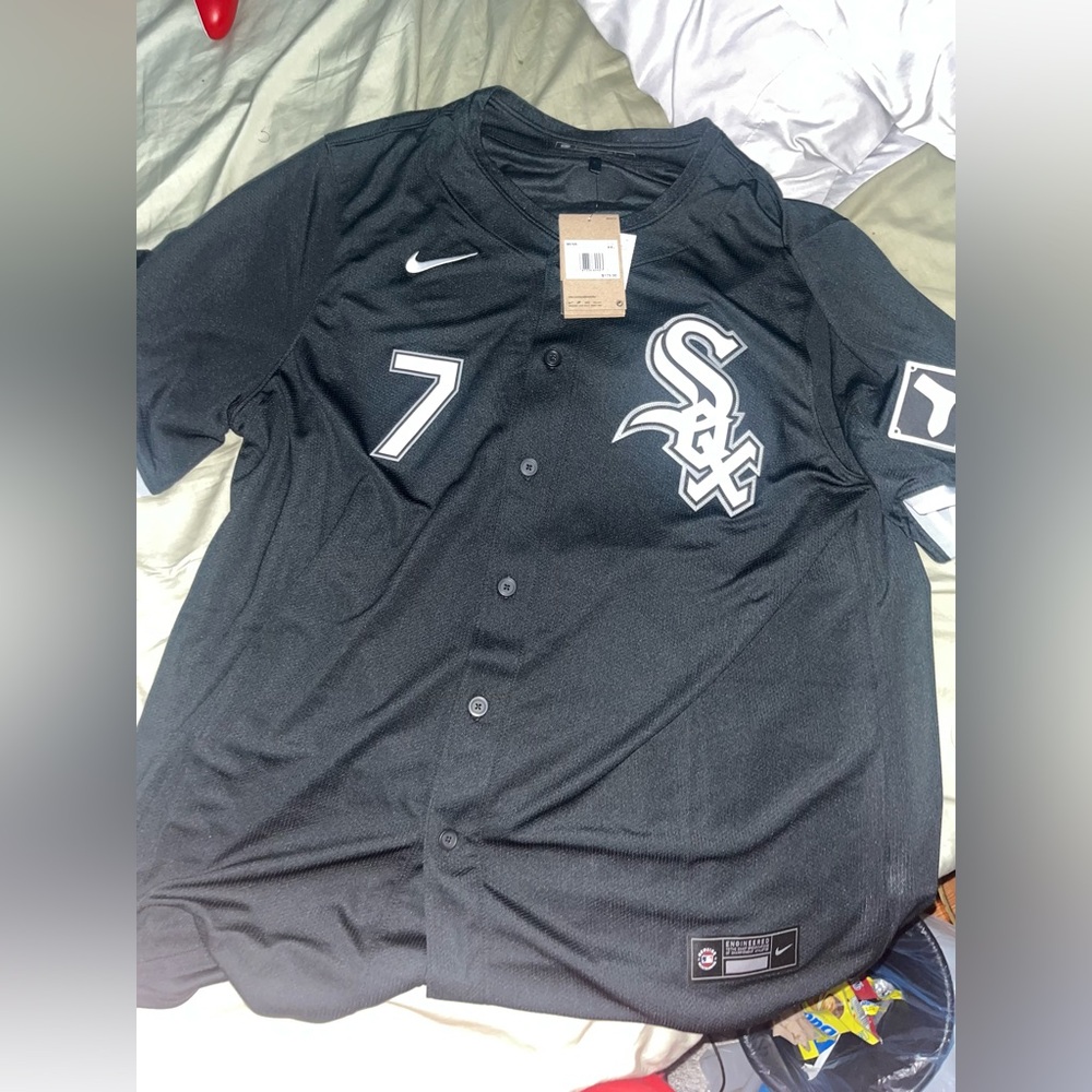 Tim Anderson Chicago White Sox Nike Alternate Player Jersey - Black